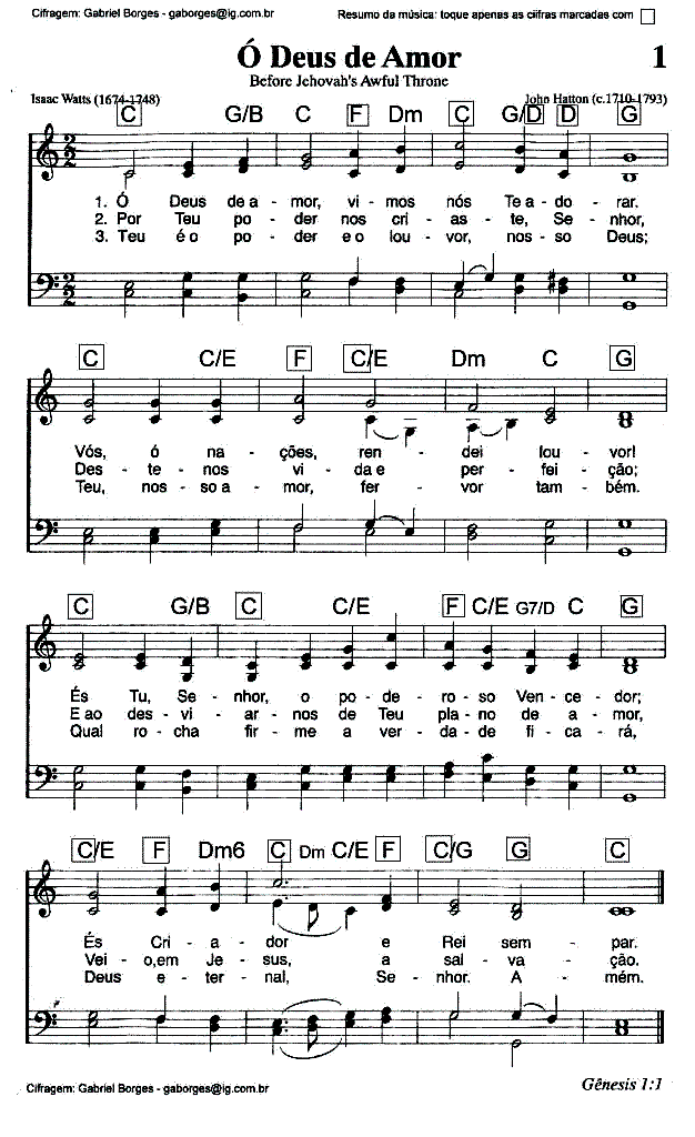 Hinário Louvor & Adoração, PDF, Acorde (música)