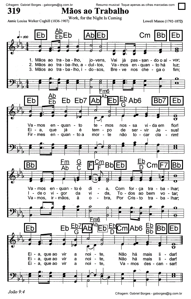 Letras Musica Trabalho, PDF