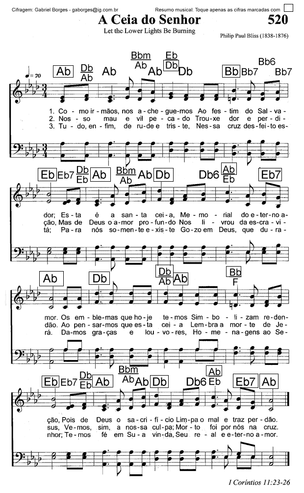 Hinário Adventista do Sétimo Dia - Nr. 467